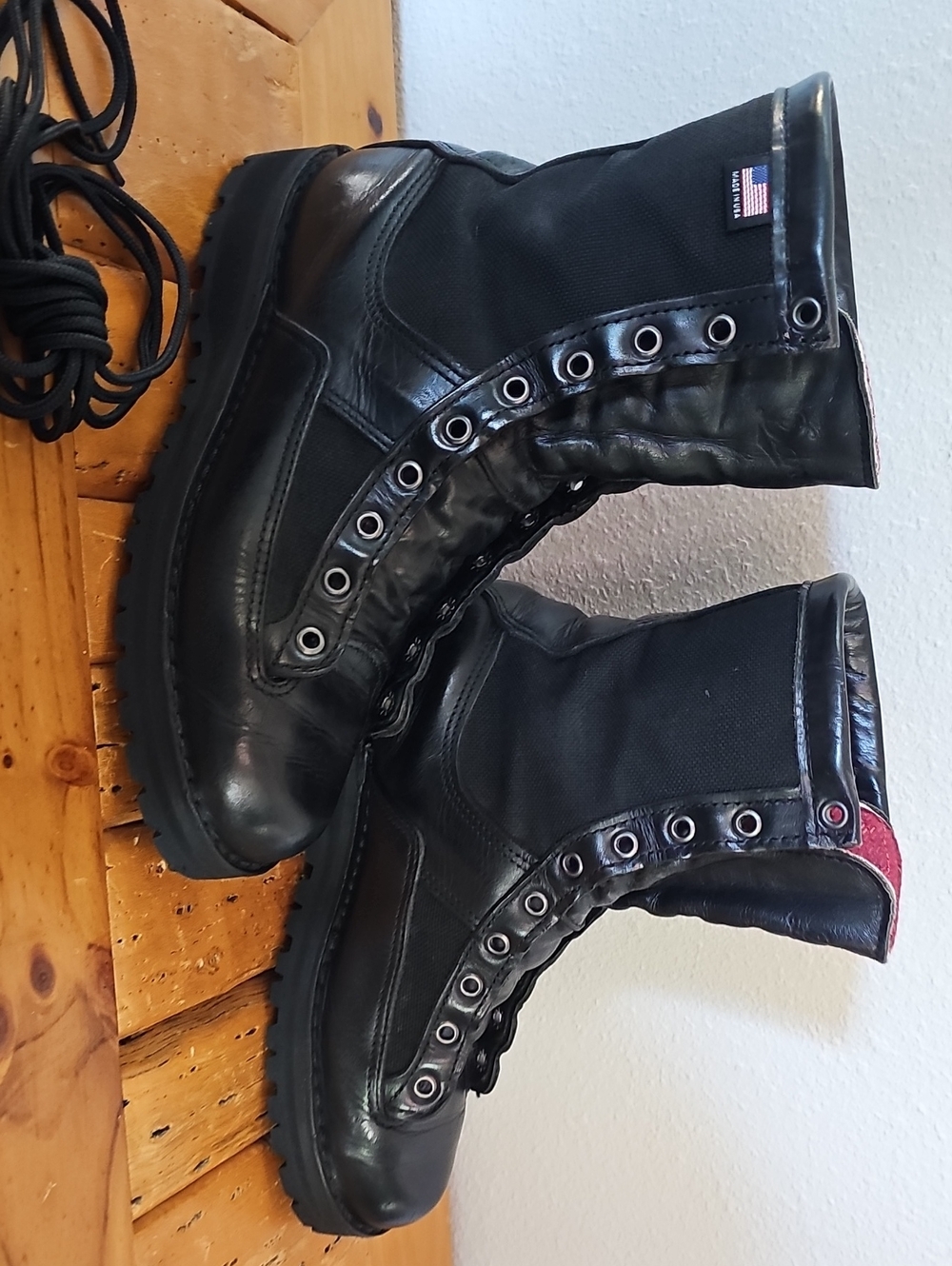 Danner Black Combat Lace-Up Military Boots